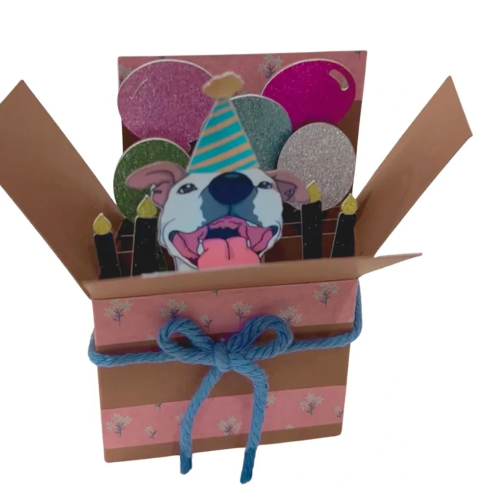 Custom Birthday  Pop-Up Card‎